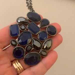 Ann Taylor Blue stones and black stones. Pretty with a blue or black sweater